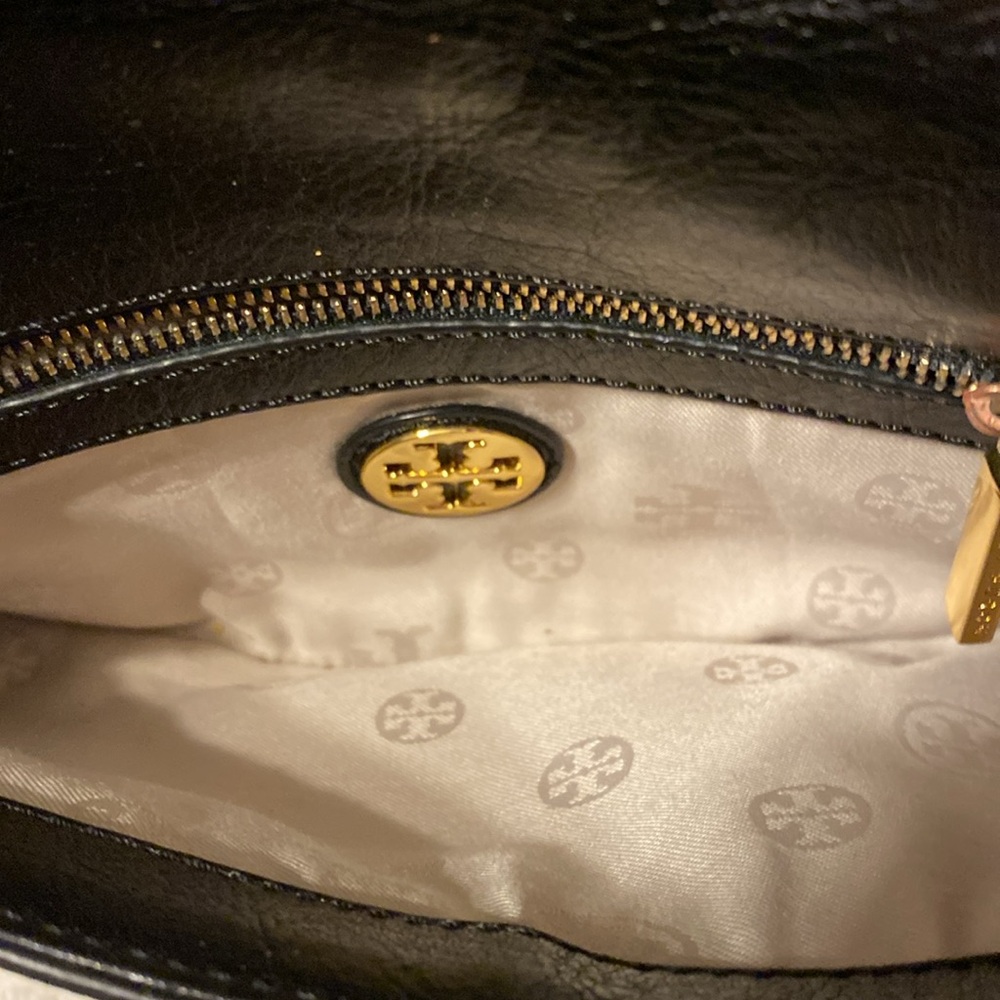 Tory Burch Black and Gold Crossbody Bag - Picture 9 of 11